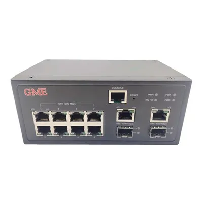 Suis Ethernet Gigabit 10 Port dengan 2 Port SFP